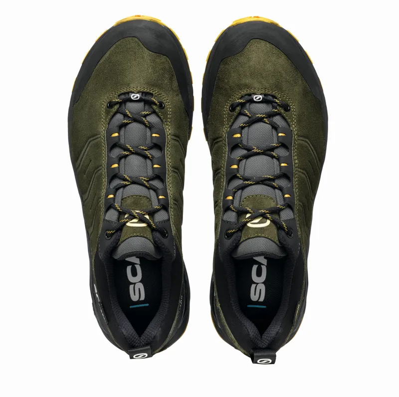 Scarpa Mens Rush Trail GTX Shoes - Thyme Green-Mustard-5